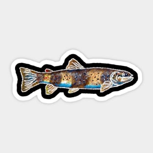 Fishes in Stitches 029 Trout Sticker